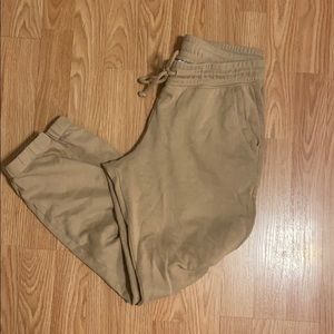 Tan joggers